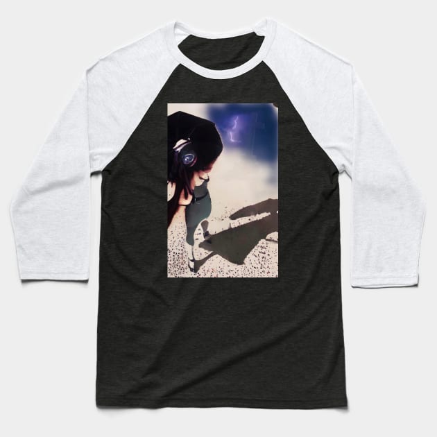 Moonwalk - Vipers Den - Genesis Collection Baseball T-Shirt by The OMI Incinerator